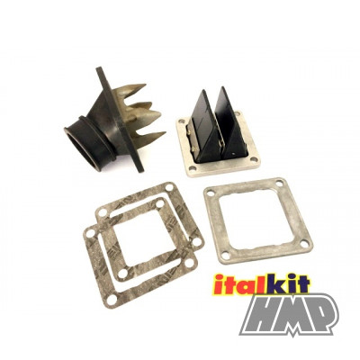 Caixa lamelas YAMAHA DT 50 LC / LCD / TZR / RZ / competição duplo prisma carbono / adaptável - ITALKIT